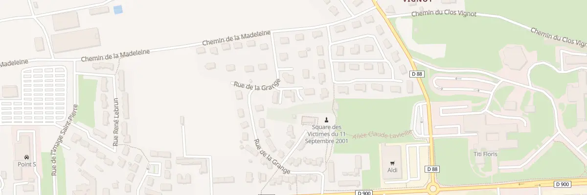 Plan du 268 Rue de la Grange à Saint-Lô