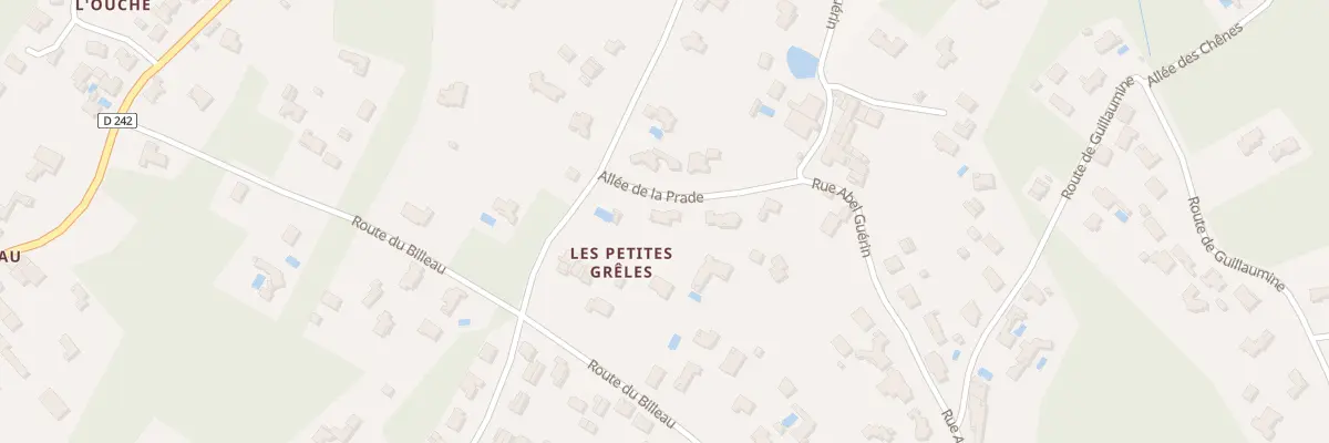 Plan du 5 All de la Prade à Breuillet