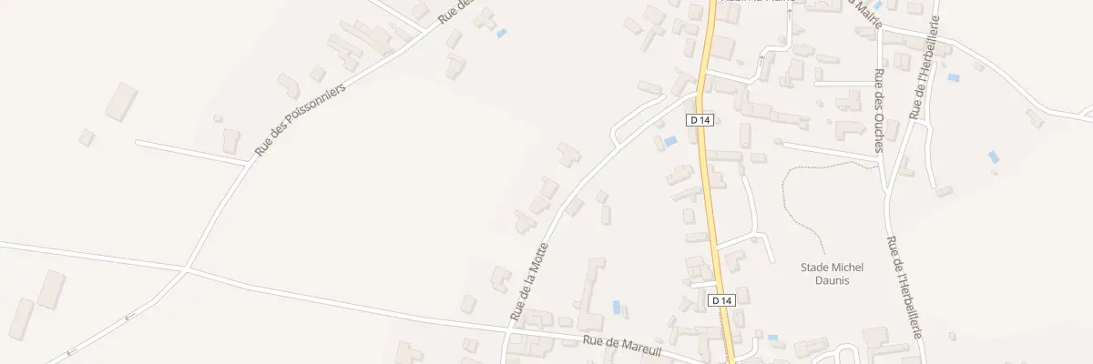 Plan du 8 Rue de la motte à Saint-Aubin-la-Plaine