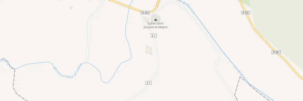 Plan du 6003 Borde de l’Espitau à Bergouey-Viellenave