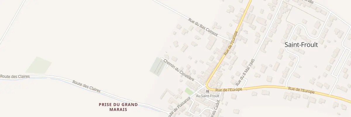 Plan du 20 Che du Cimetiere à Saint-Froult