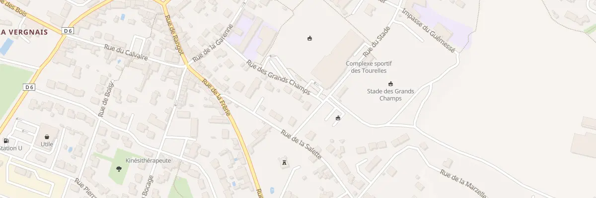 Plan du 6 Rue des grands champs à La Gaubretière