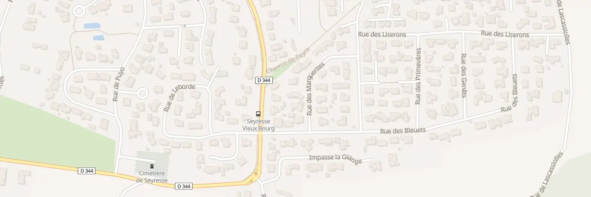 Plan du 3 Rue des Marguerites à Seyresse