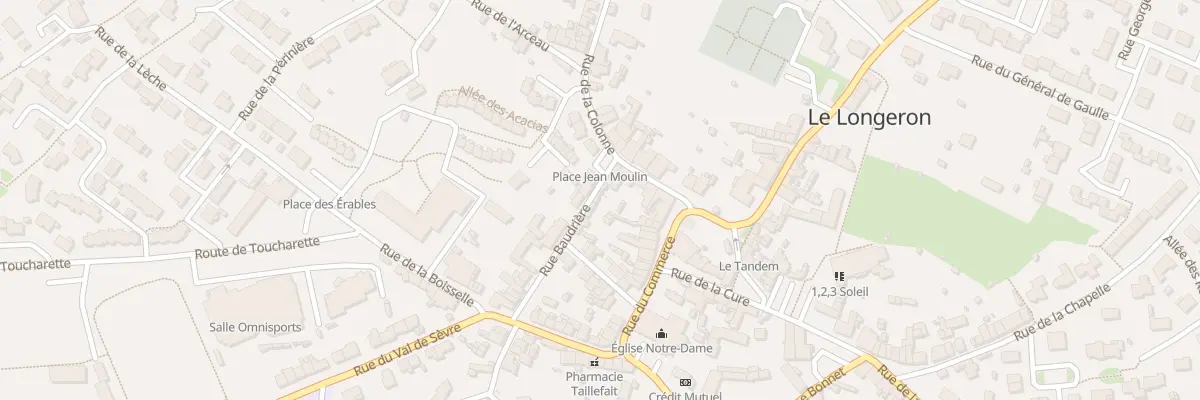 Plan du 8 Rue Baudriere (Le Longeron) à Sèvremoine