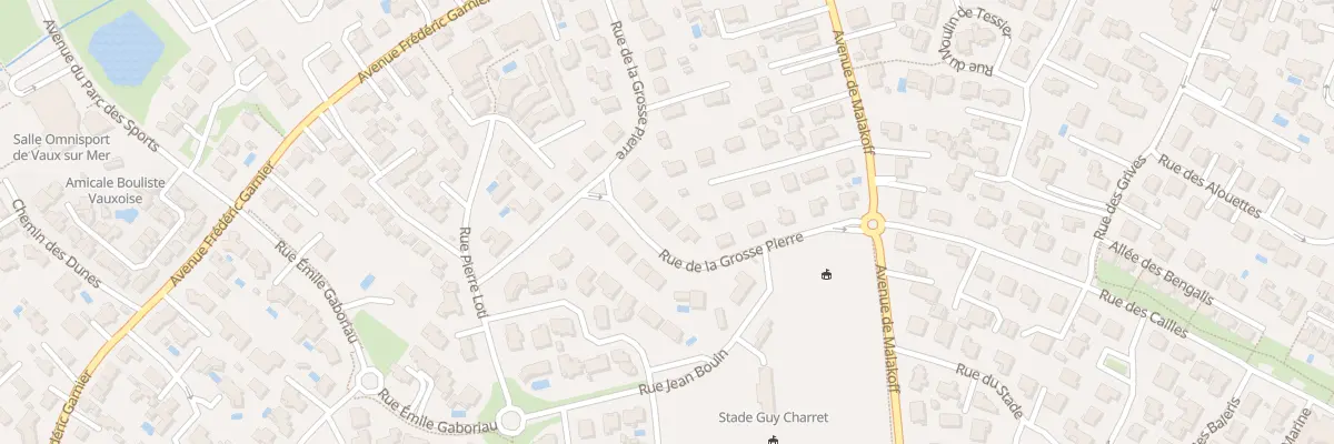 Plan du 13 Rue de la Grosse Pierre à Vaux-sur-Mer