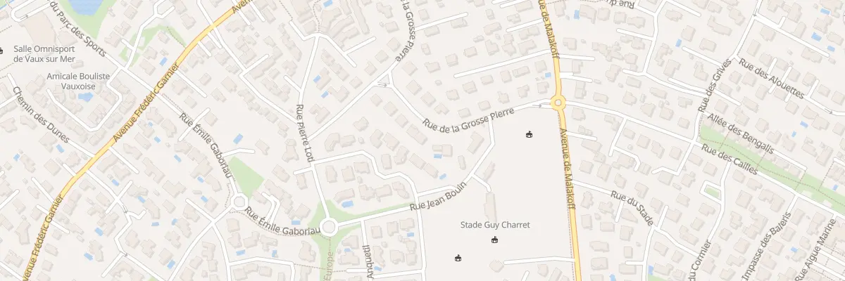Plan du 14 Rue de la Grosse Pierre à Vaux-sur-Mer
