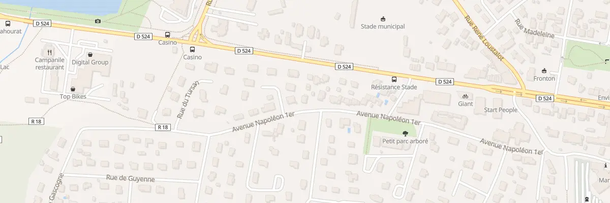 Plan du 222 Av Napoleón 1 à Saint-Paul-lès-Dax