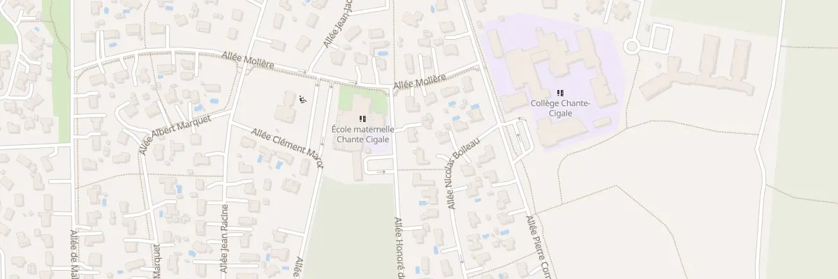 Plan du 3 All Honoré de Balzac à Gujan-Mestras