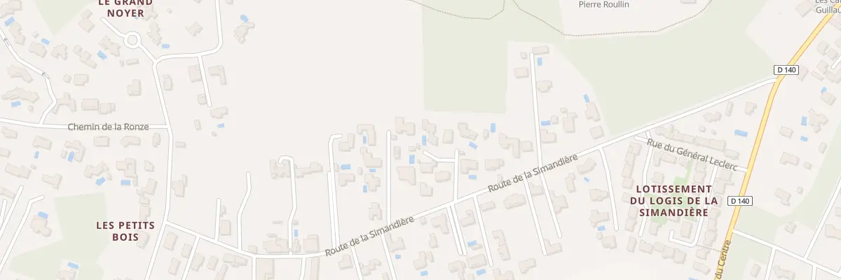 Plan du 48C Rte de la Simandière à Breuillet