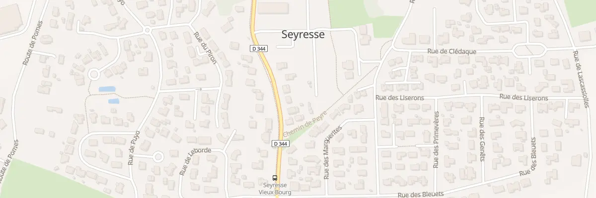 Plan du 391 Rte de l’Église à Seyresse