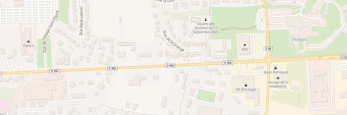 Plan du 95 Rue de la Grange à Saint-Lô