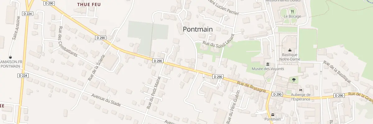 Plan du 28 Rue de Bretagne à Pontmain