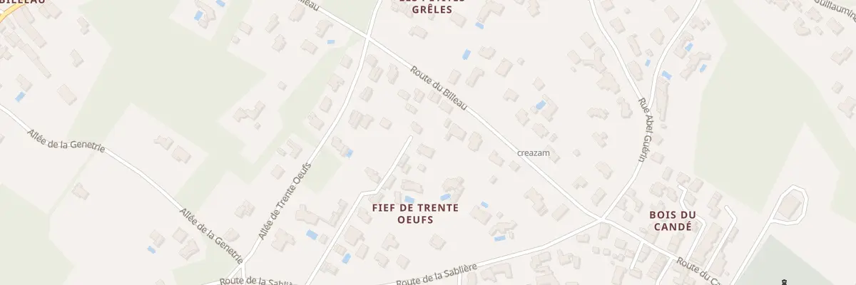 Plan du 17 Rte du Billeau à Breuillet