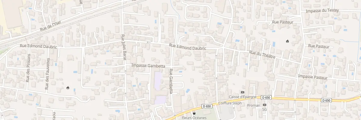 Plan du 20 Rue Gambetta à Gujan-Mestras