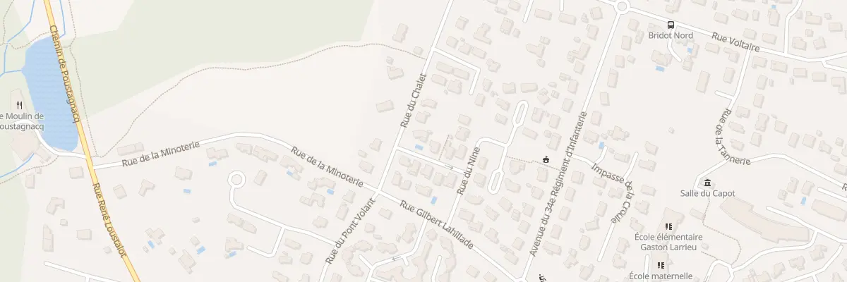 Plan du 84 Rue du Chalet à Saint-Paul-lès-Dax