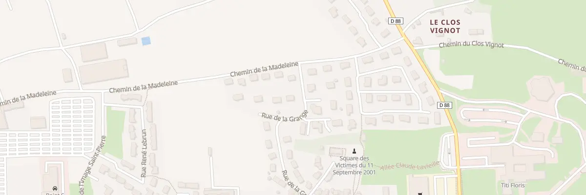 Plan du 295 Rue de la Grange à Saint-Lô