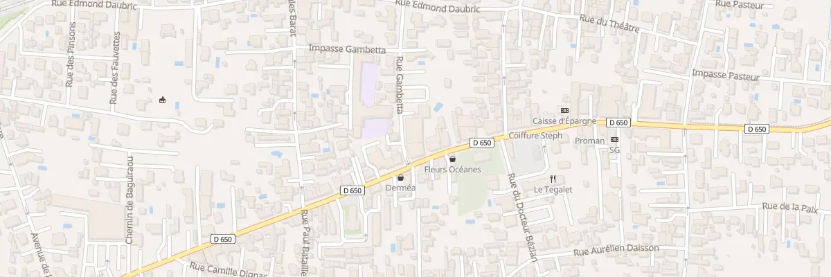Plan du 2 Rue Gambetta à Gujan-Mestras