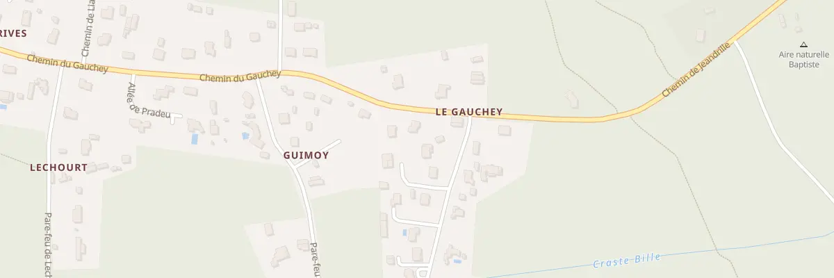 Plan du 608 Che du Gauchey à Sanguinet