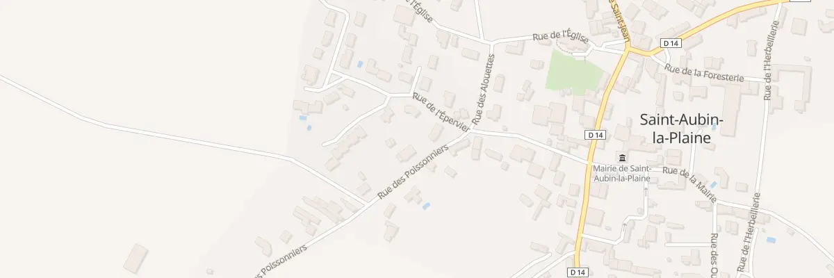 Plan du 4 Rue des poissonniers à Saint-Aubin-la-Plaine