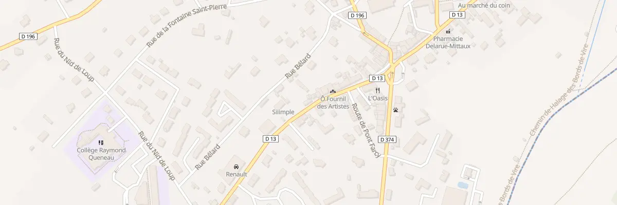 Plan du 11 Rte de Villebaudon à Tessy-Bocage