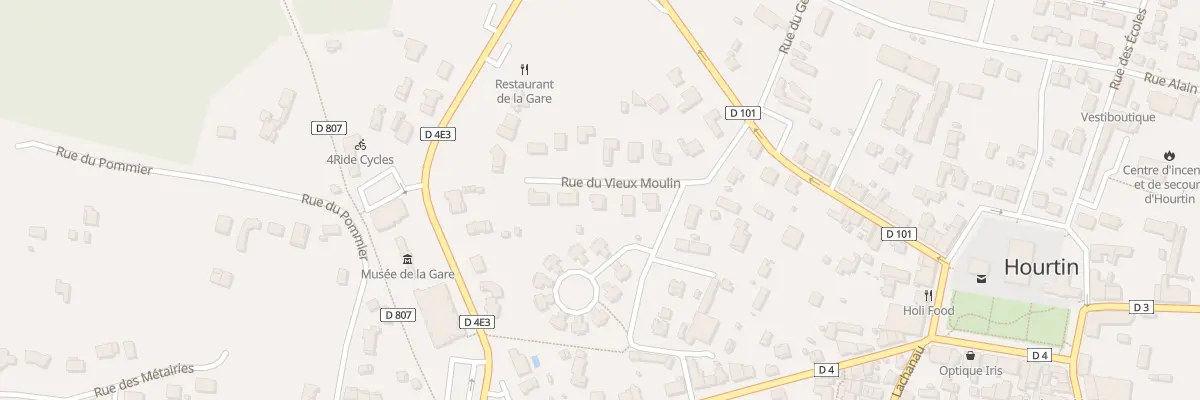 Plan du 12 Rue du Vieux Moulin à Hourtin