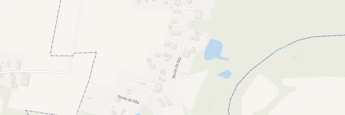 Plan du 190 Rte du Baa à Seyresse