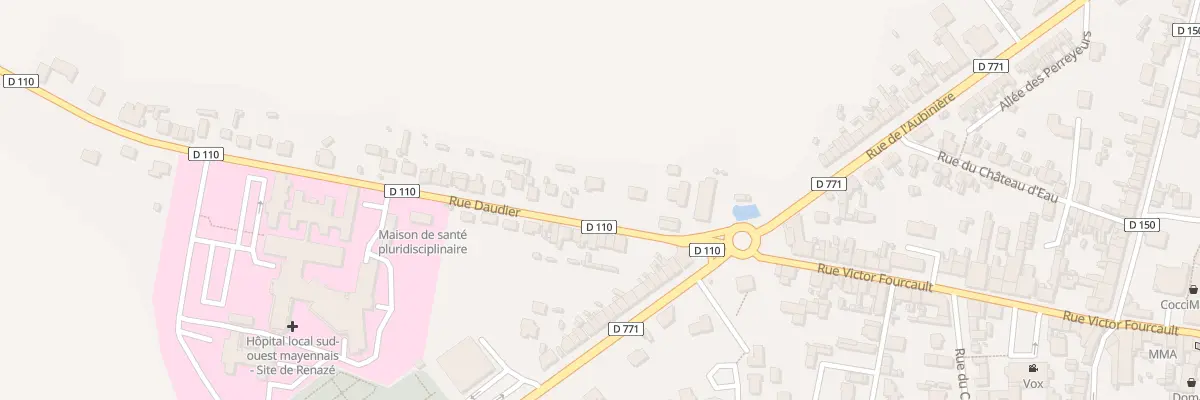 Plan du 1B Rue Daudier à Renazé