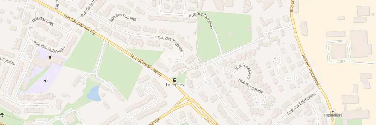 Plan du 287 Rue des Troènes à Saint-Lô