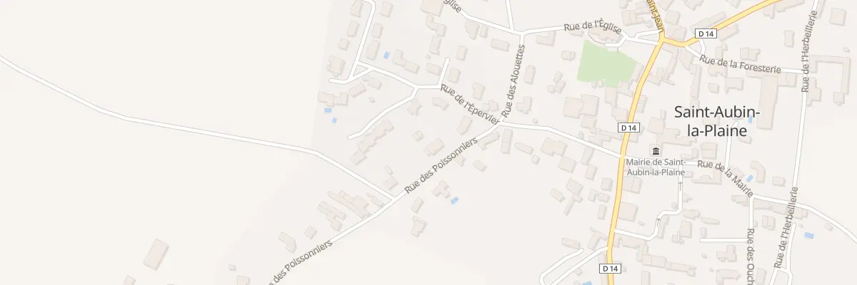 Plan du 6 Rue des poissonniers à Saint-Aubin-la-Plaine