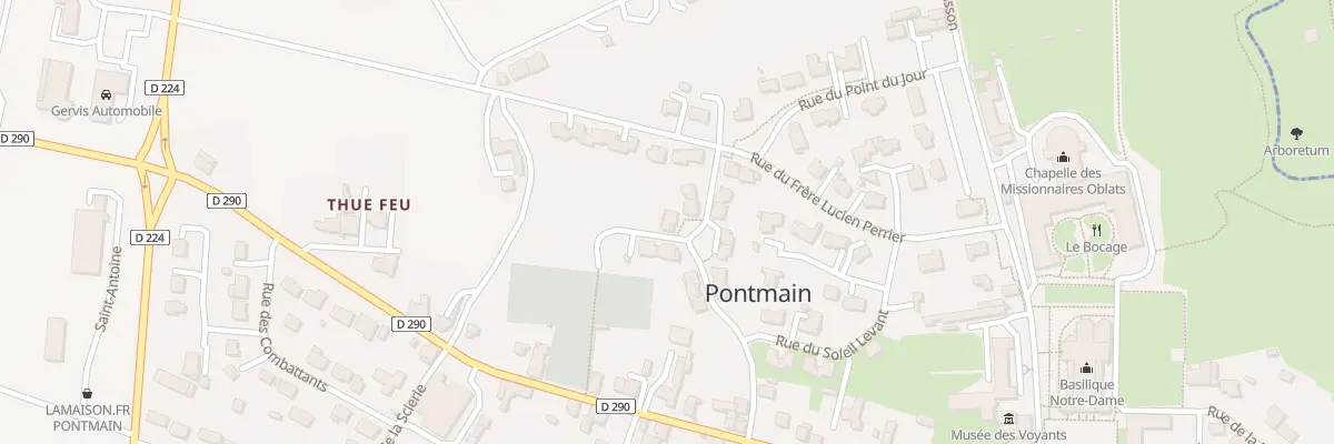Plan du 6 Rue Harlaxton à Pontmain