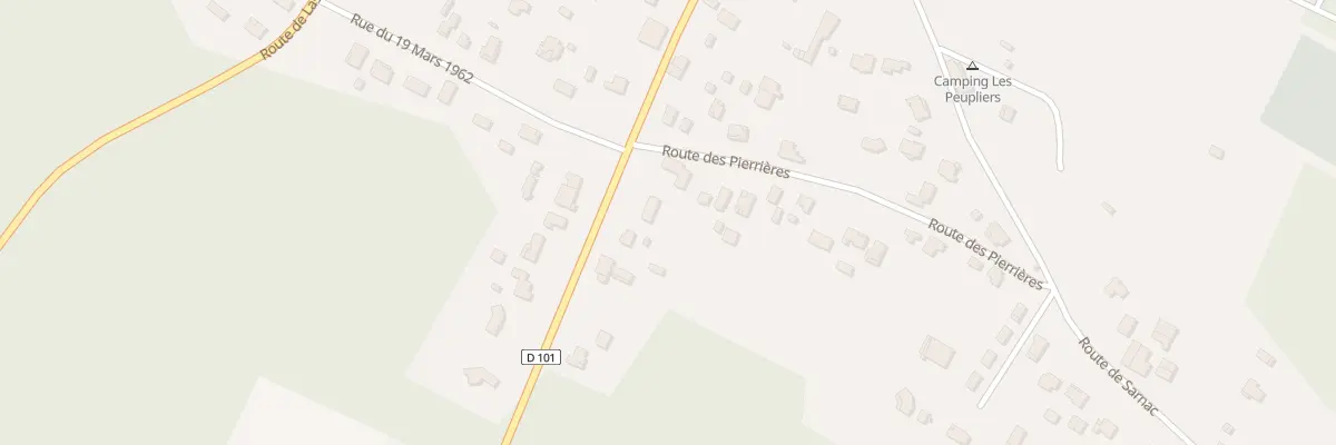 Plan du 25 Rte d’Hourtin à Vendays-Montalivet