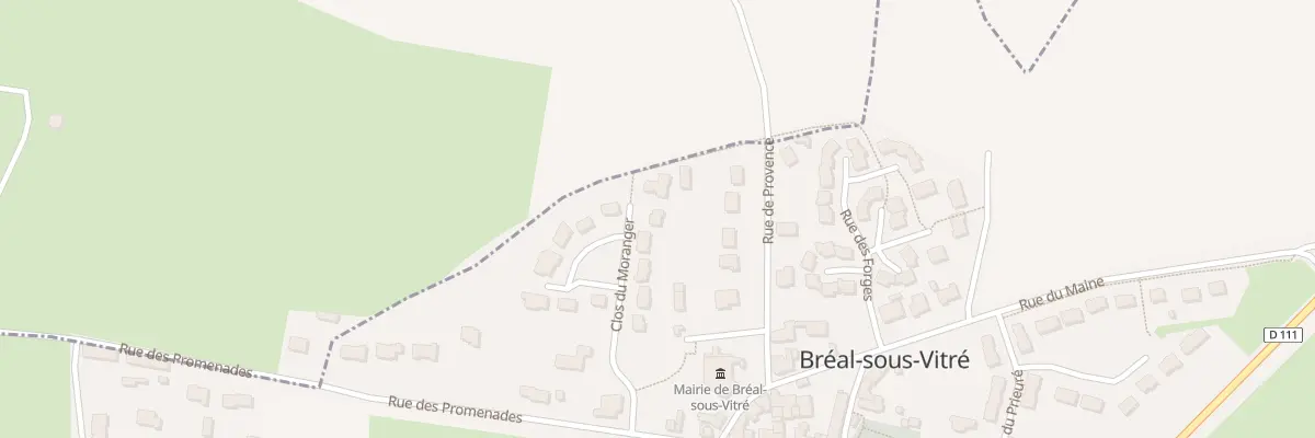 Plan du 5 Clos du Moranger à Bréal-sous-Vitré