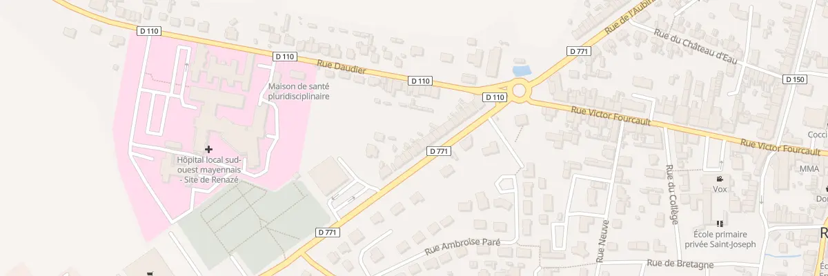 Plan du 19 Rue de Pouancé à Renazé