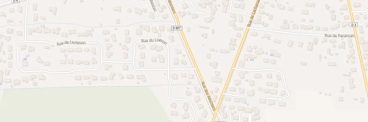 Plan du 1 Rue des Cigales à Hourtin