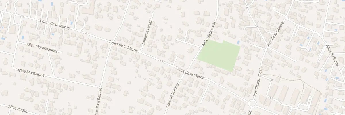 Plan du 61 Crs de la Marne à Gujan-Mestras