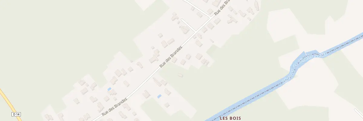 Plan du 33 Rue des Brandes à Chaillevette