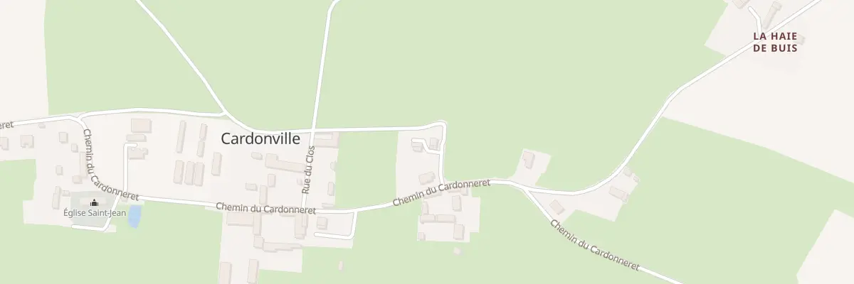 Plan du 4 Rue des Jardinets à Cardonville