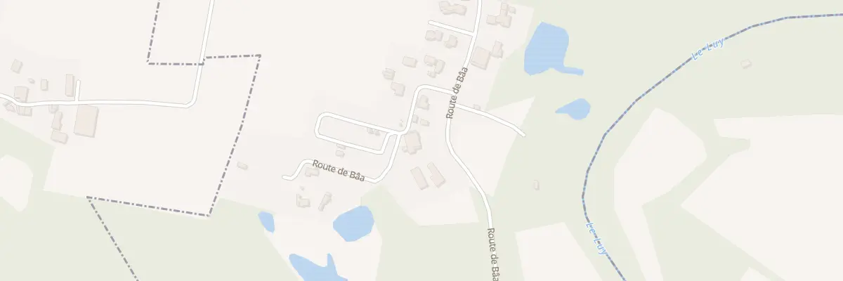 Plan du 288 Rte du Baa à Seyresse