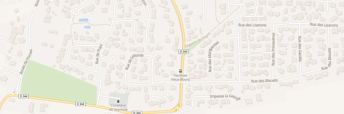 Plan du 482 Rte de l’Église à Seyresse