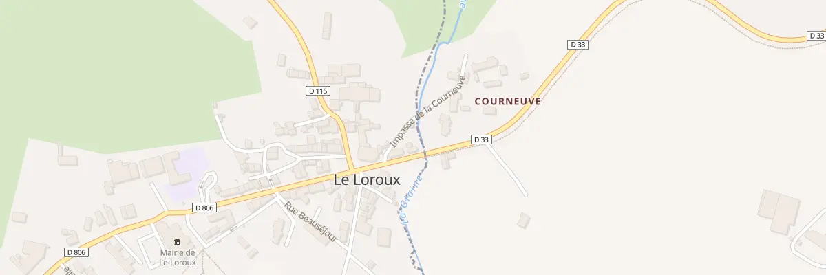 Plan du 2 Rue des Portes de Bretagne au Loroux