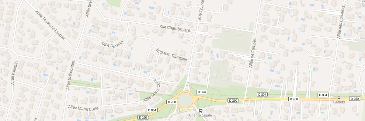 Plan du 94 Rue Chante Cigale à Gujan-Mestras