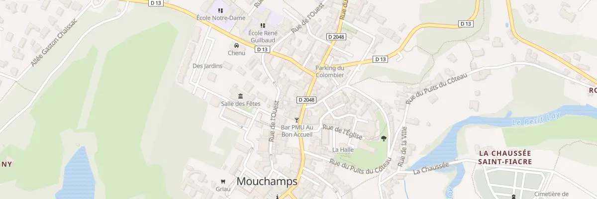 Plan du 31 Rue du Commandant Guilbaud à Mouchamps