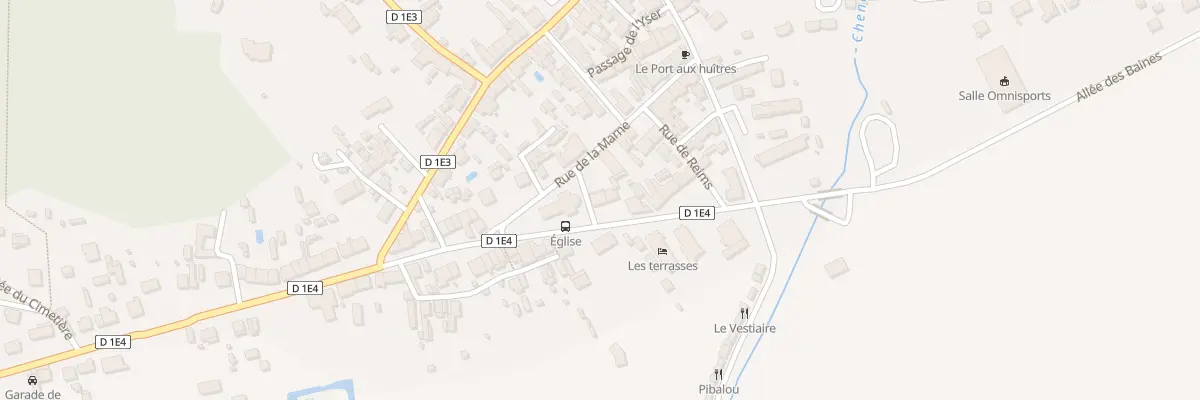 Plan du 57 Crs de la Republique au Verdon-sur-Mer