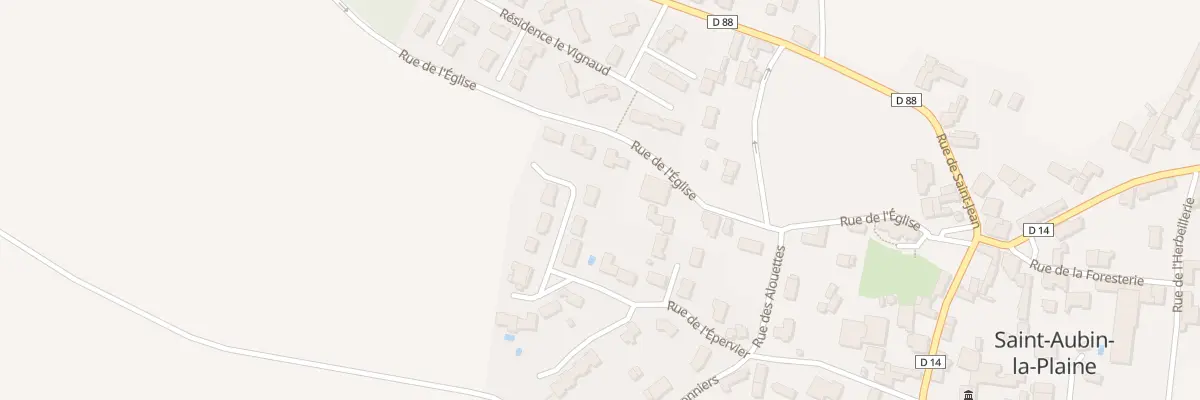 Plan du 26 Rue de l’épervier à Saint-Aubin-la-Plaine