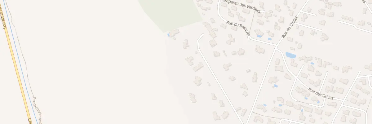 Plan de la Rue du Chalet à Saint-Paul-lès-Dax