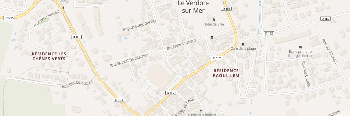 Plan du 8 Imp Aristide Briand au Verdon-sur-Mer