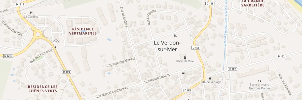 Plan du 7 Rue du Caporal Chef G Maurel au Verdon-sur-Mer