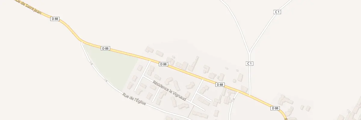 Plan du 40 Rue de St Jean à Saint-Aubin-la-Plaine
