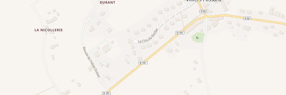 Plan du 17 Le Bourg à Villiers-Fossard