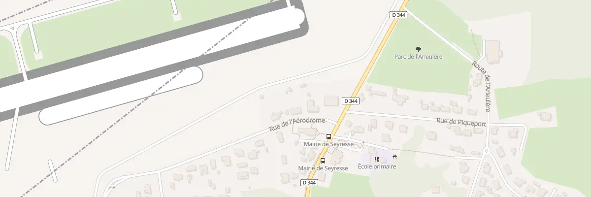 Plan du 6 Rue de l’Aérodrome à Seyresse